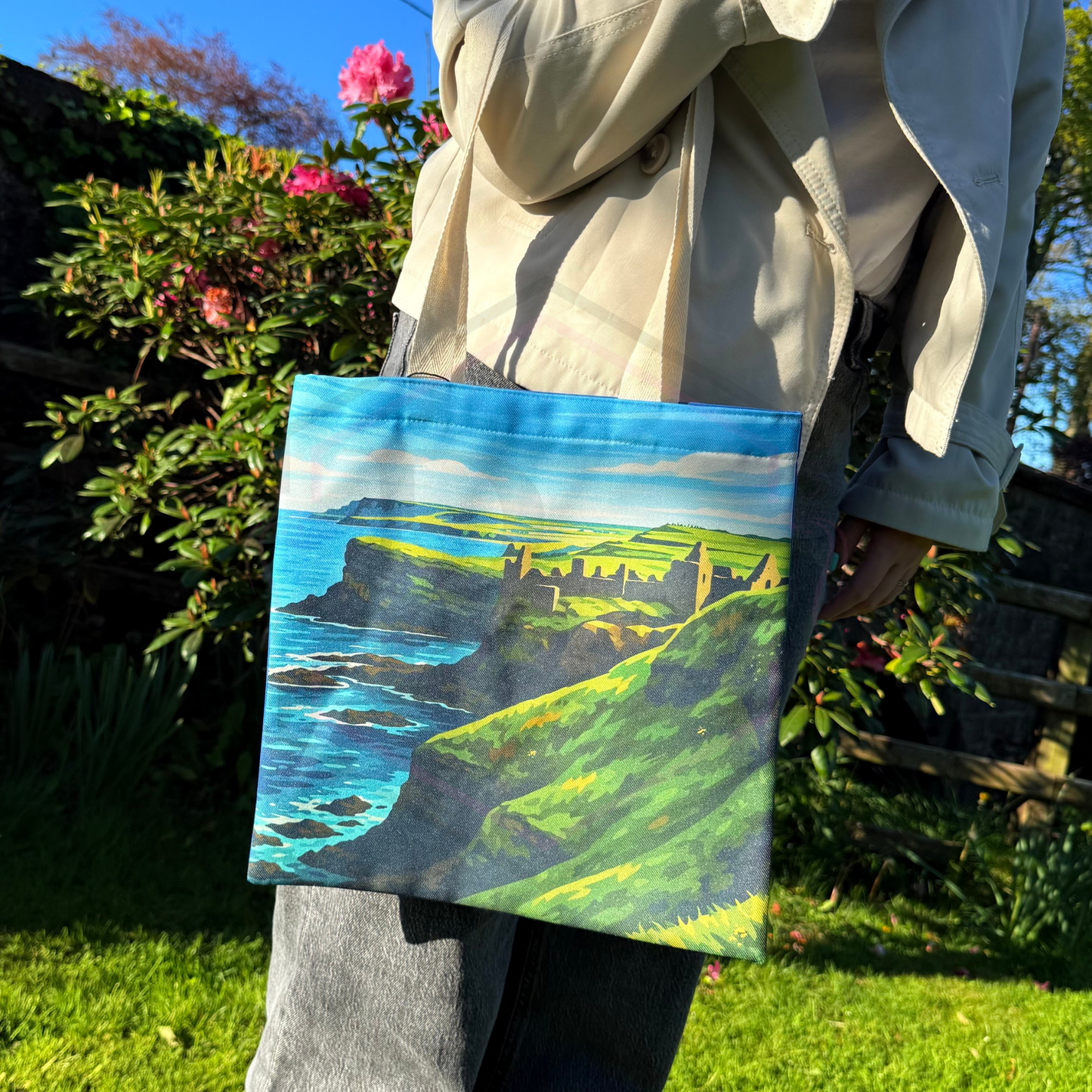 Northern Ireland Tote bag | Dunluce Castle