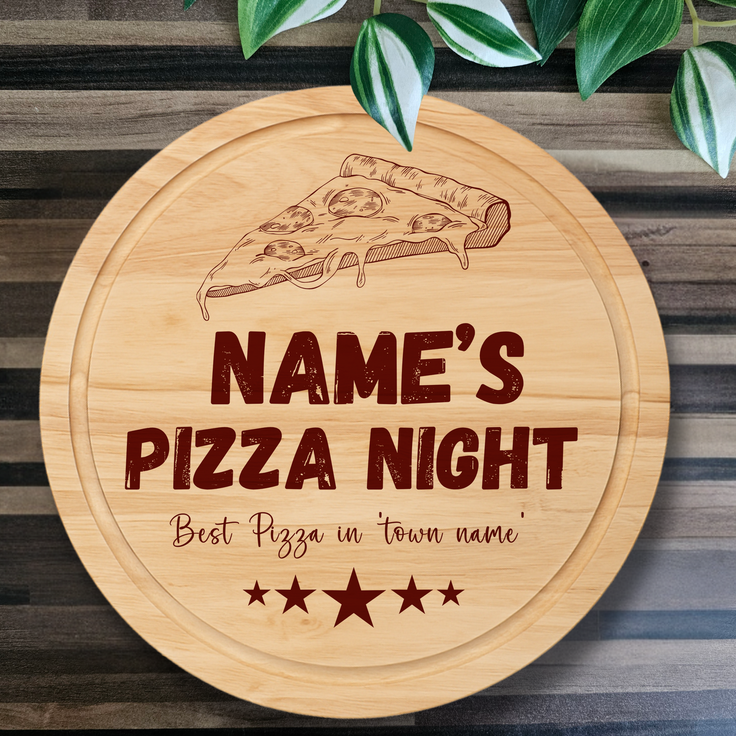 Pizza Board | Personalised serving board | Pizza Night