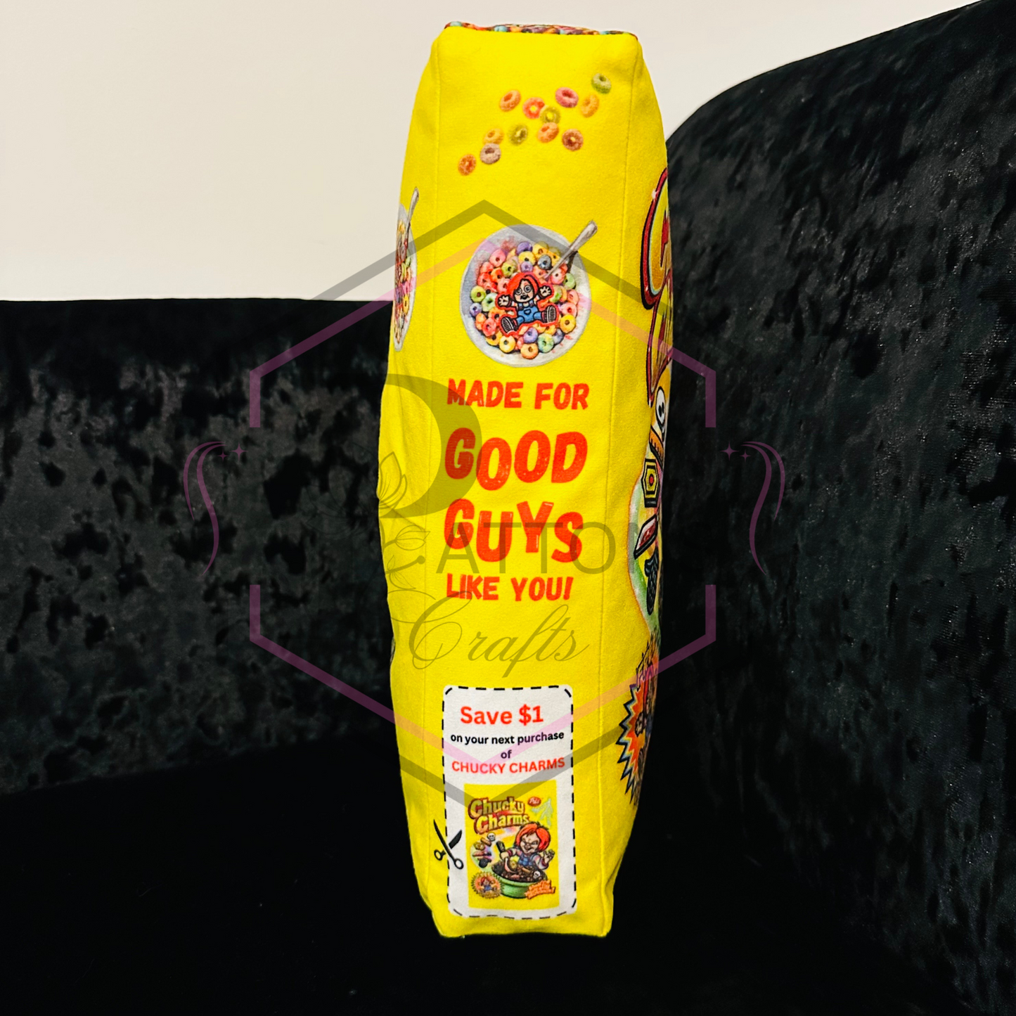 Cereal Box Cushion | Chucky Charms | Cereal Killers