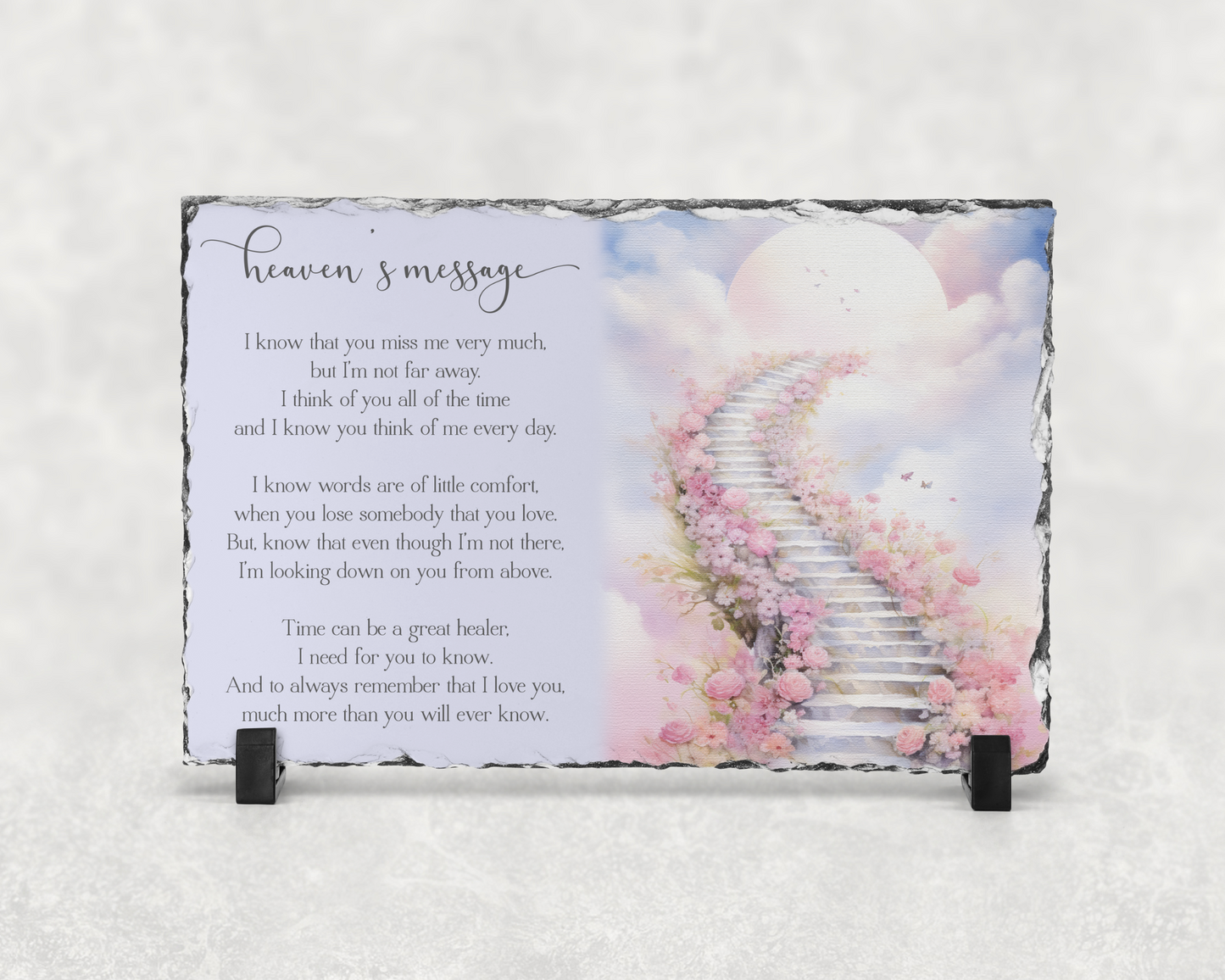 Memorial slate | Heavens Message | 20x30Cm |
