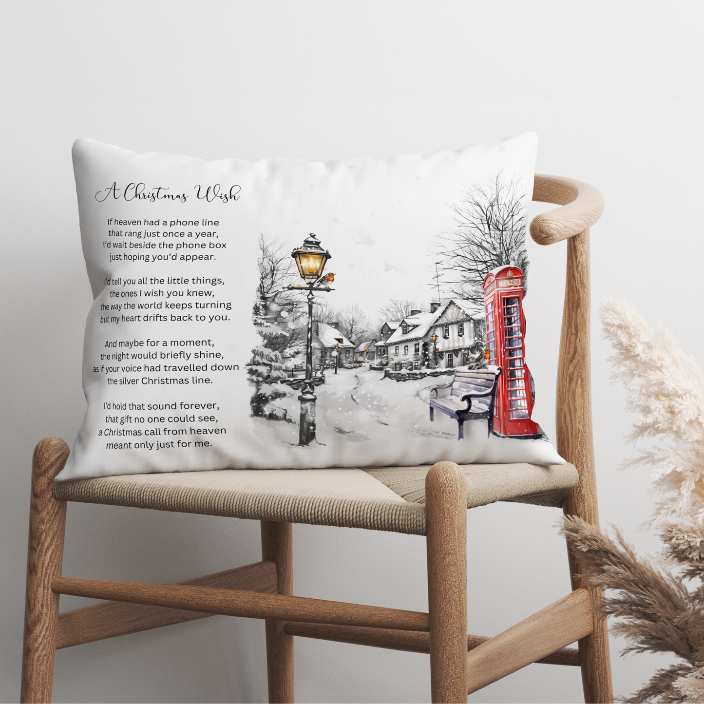 Heavens Message | Cushion | A Christmas wish