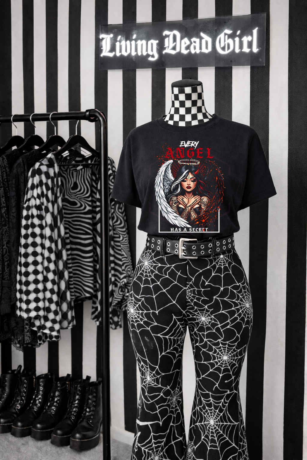 Black T-shirt | Every angel