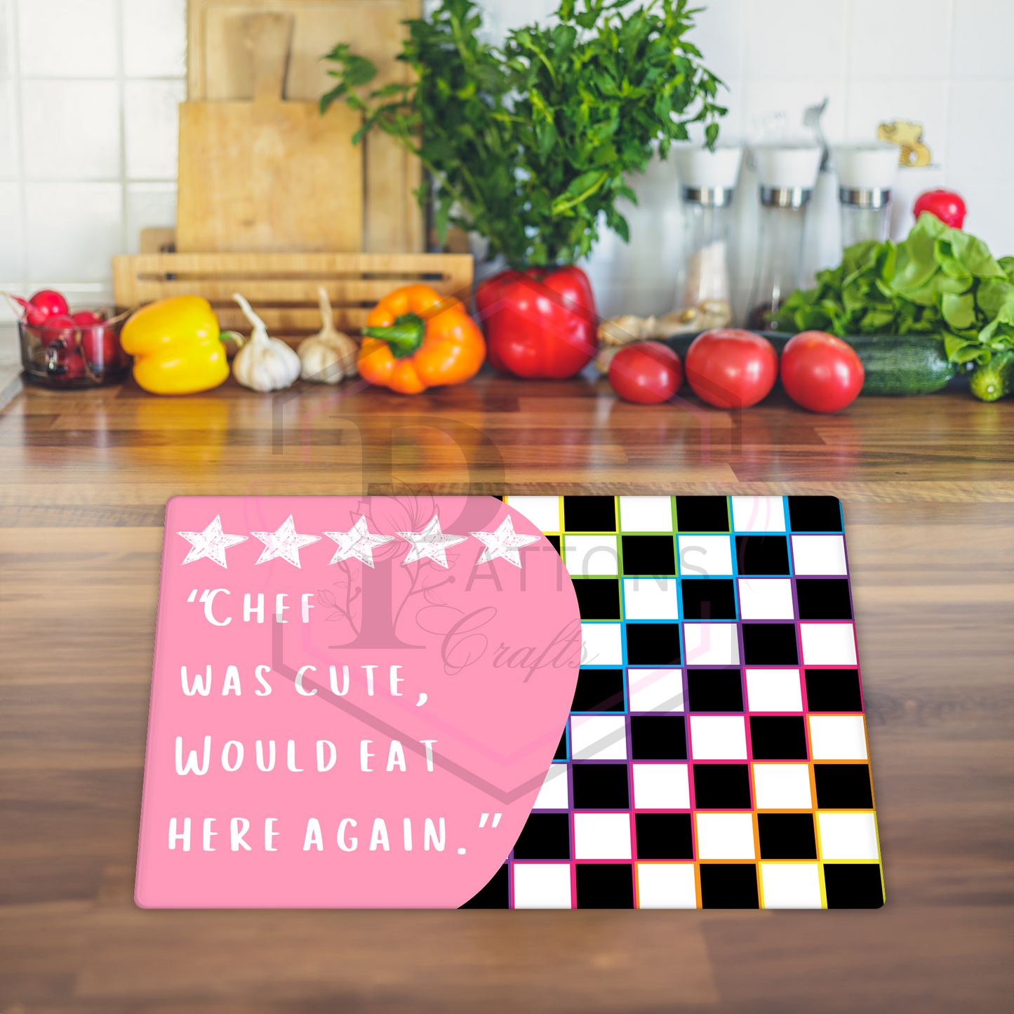 Worktop Saver | Chef was cute | Chopping board