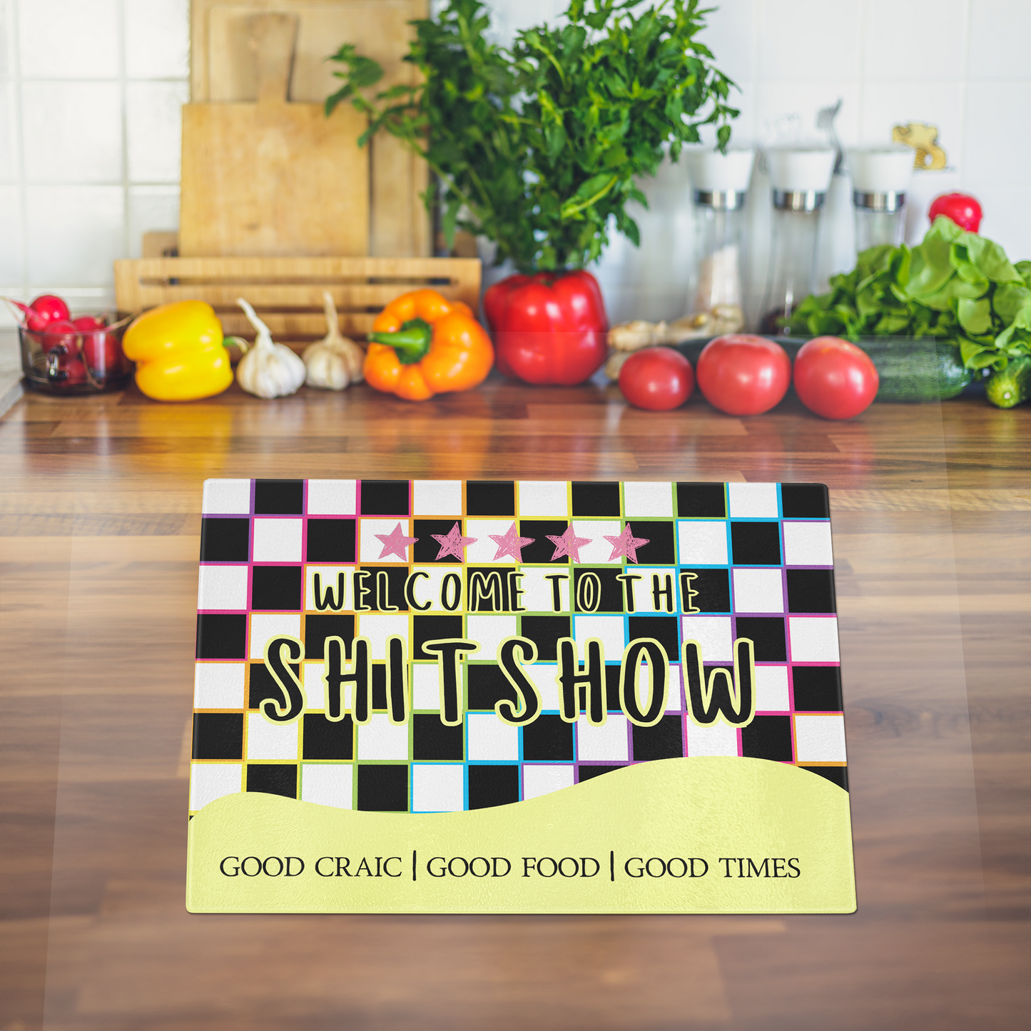 Worktop Saver | Welcome to the shitshow | Chopping board