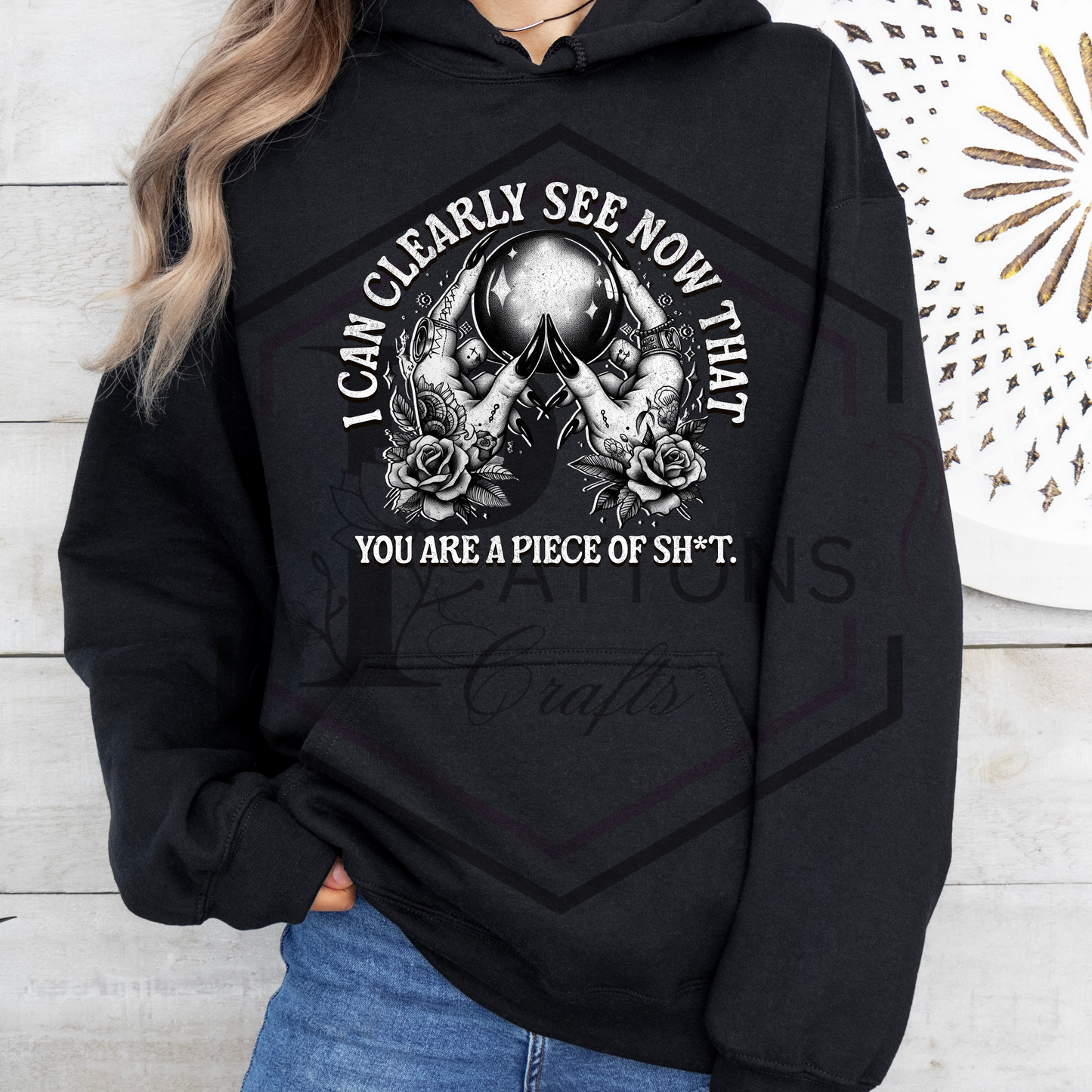 Black Hoodie | I can clearly see now