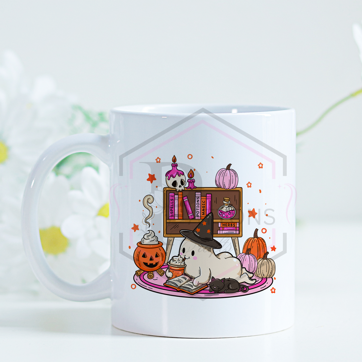 11oz mug | Pumpkin frappes and paperbacks