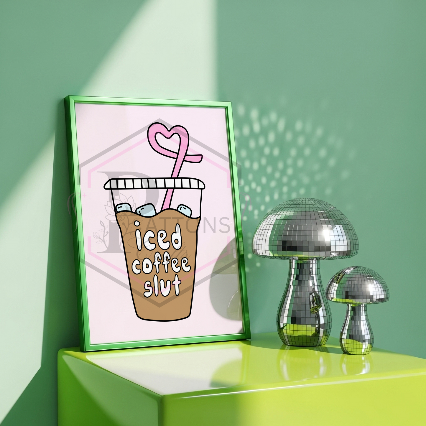 A4 Print | Iced Coffee Slut