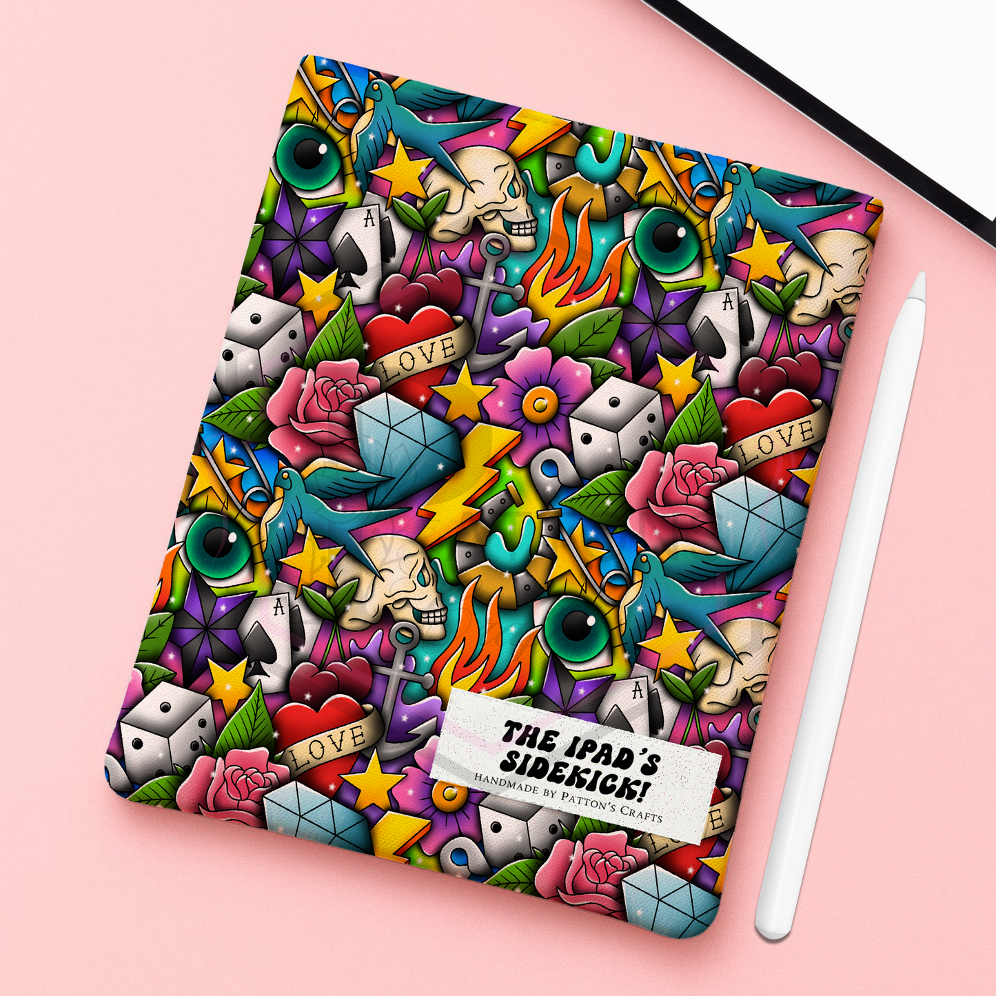 Kindle/ipad | tattoo mashup | Fabric tech cover