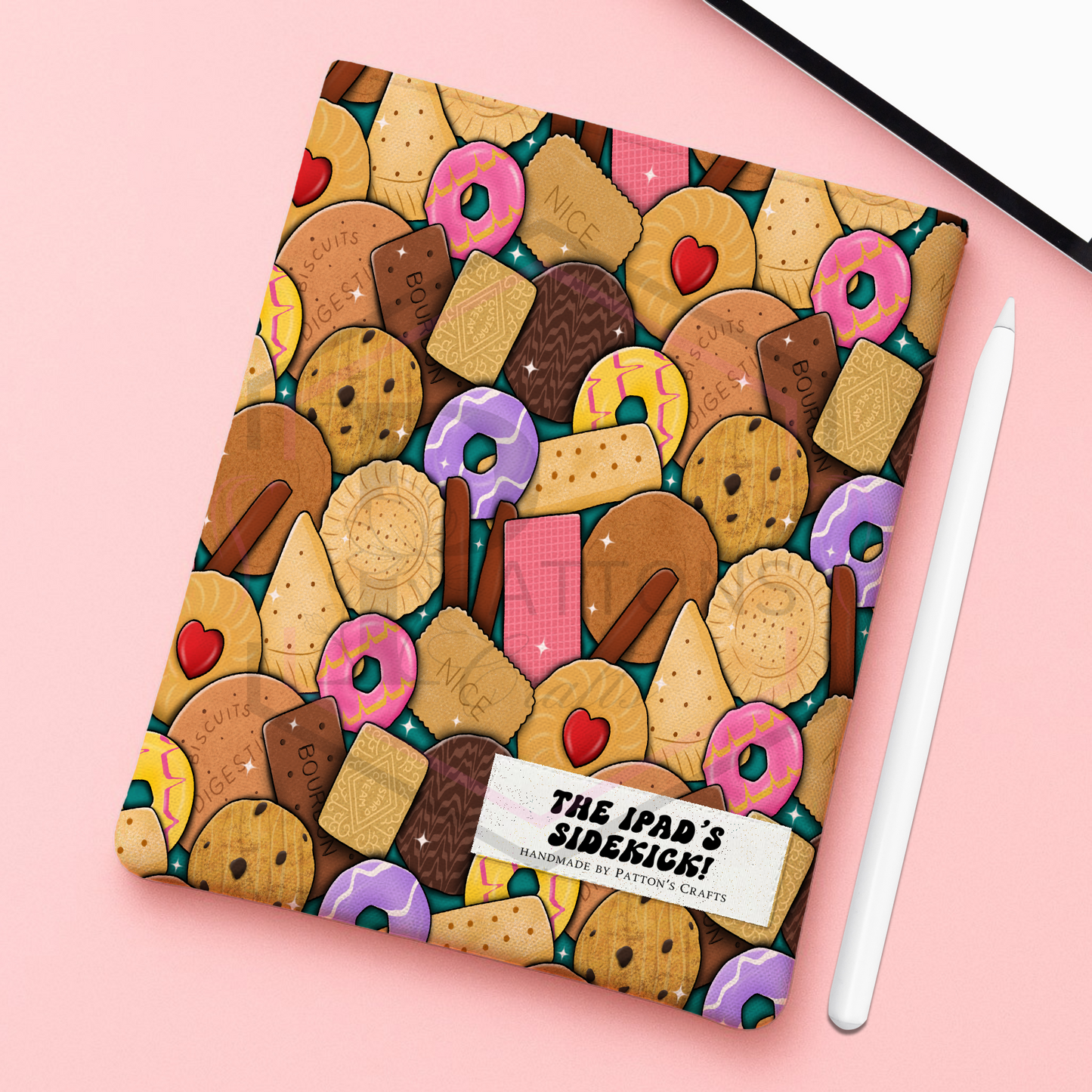 Kindle/ipad sleeve | Snacks | Fabric tech cover