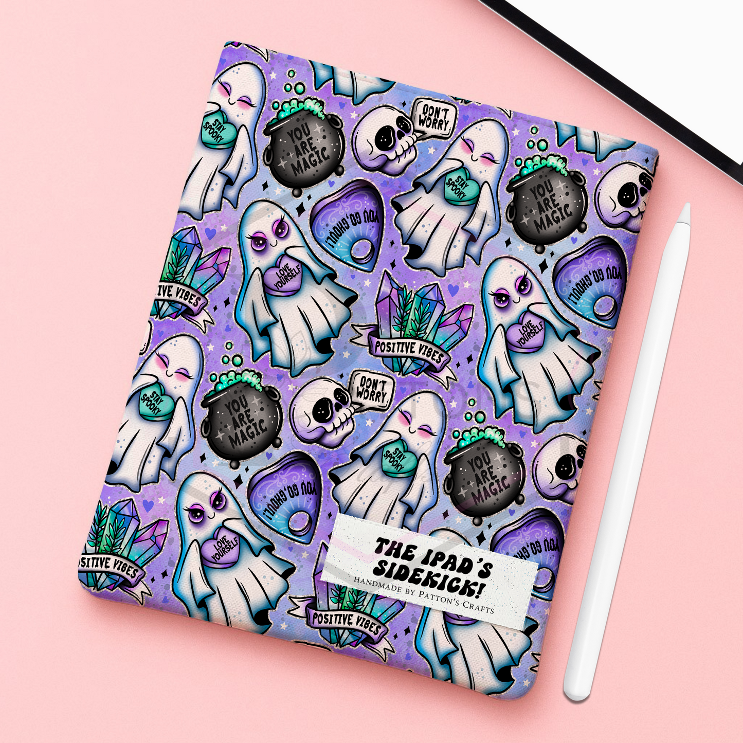 Kindle/ipad sleeve | Stay spooky | Fabric tech cover