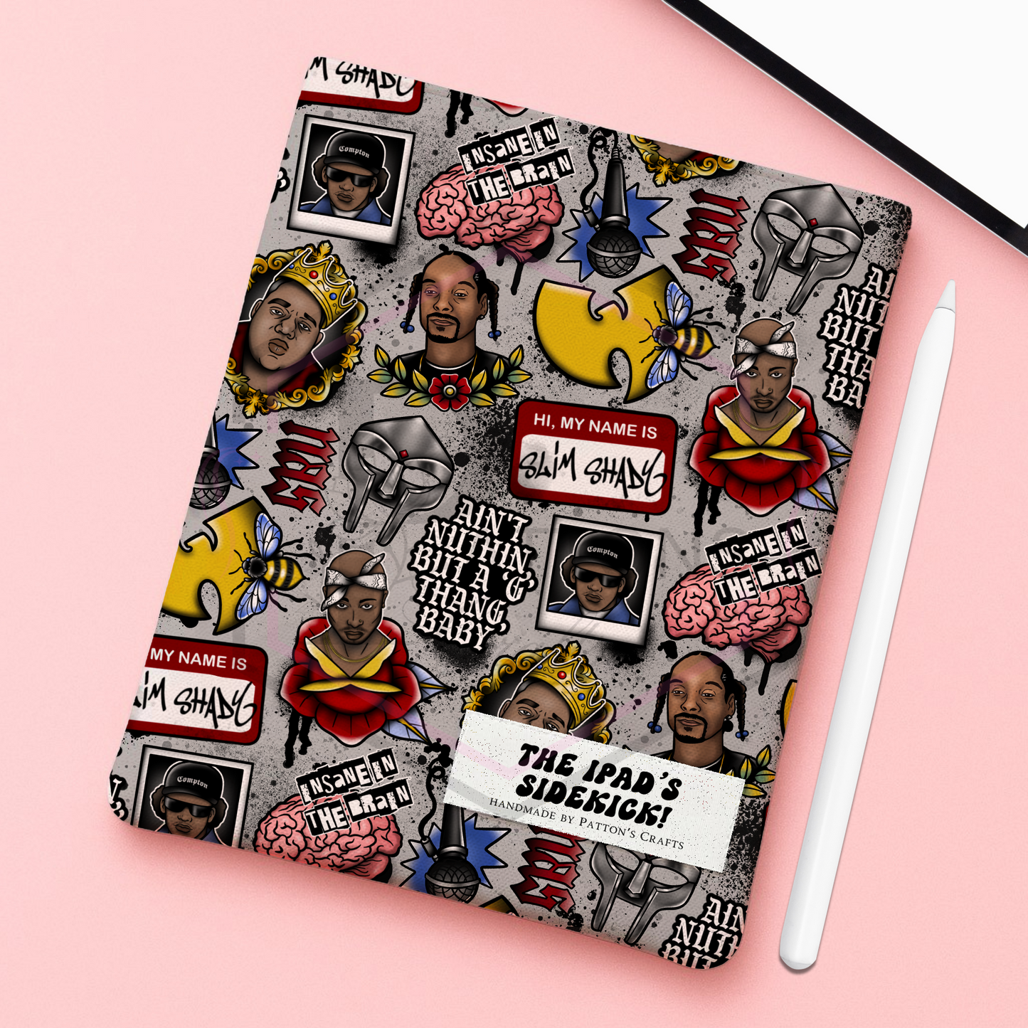 Kindle\Ipad sleeve | Hip hop tatz | Fabric tech sleeve