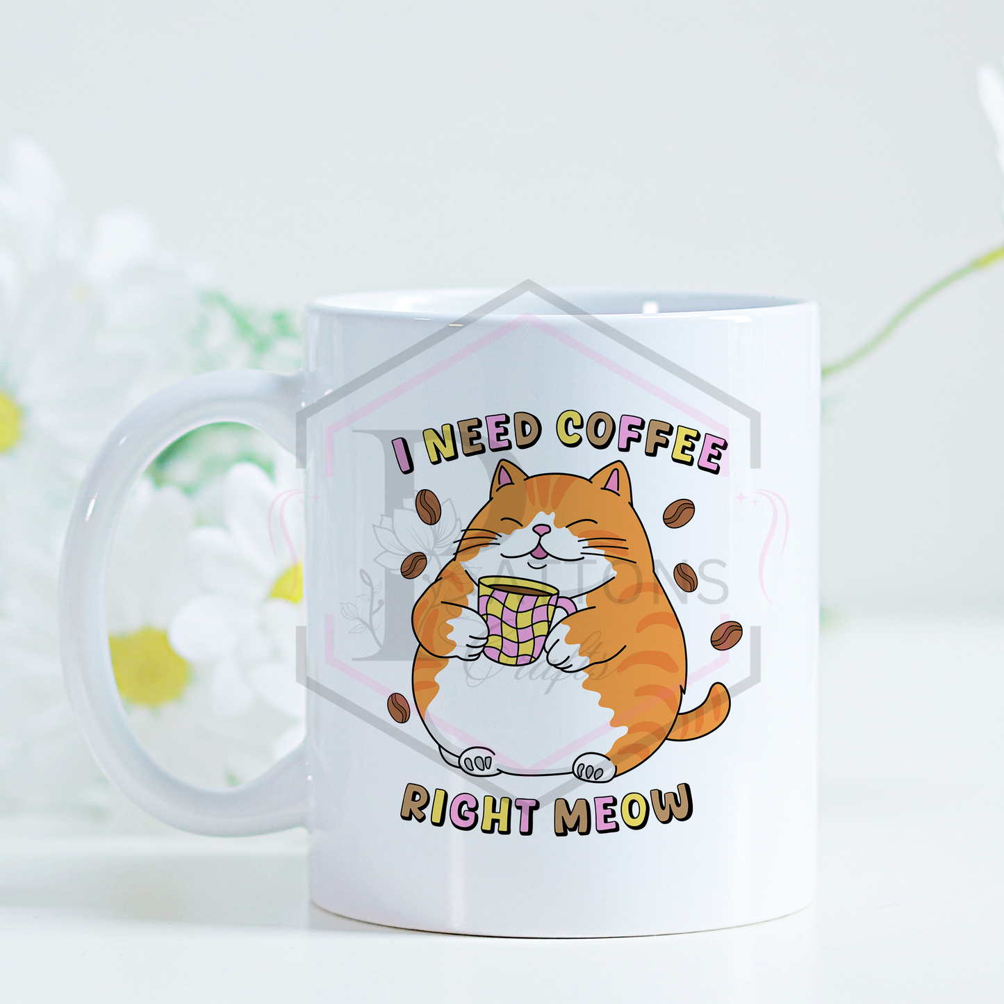 11oz Mug | Coffee right meow