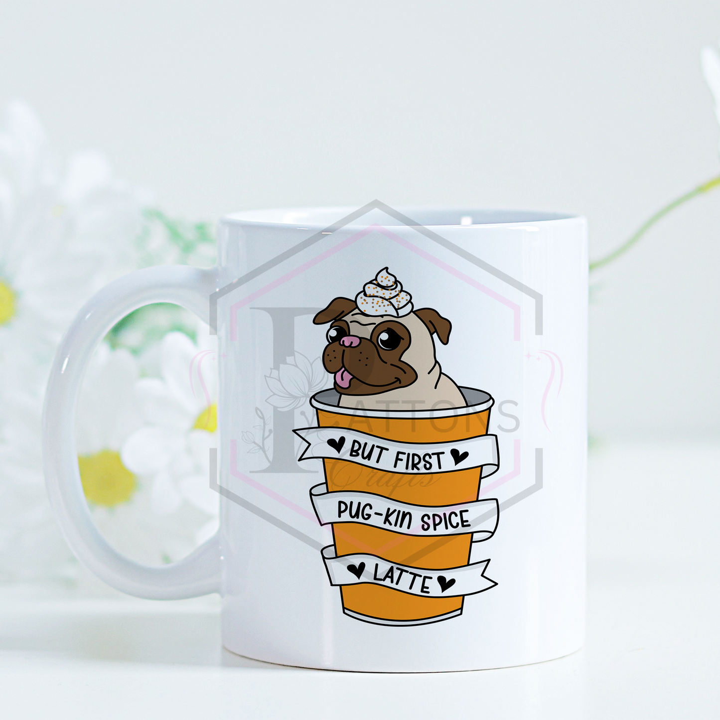 11oz Mug | Pug Latte