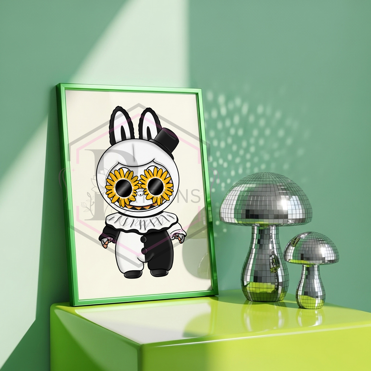 A4 Print | Clown Monster Glasses