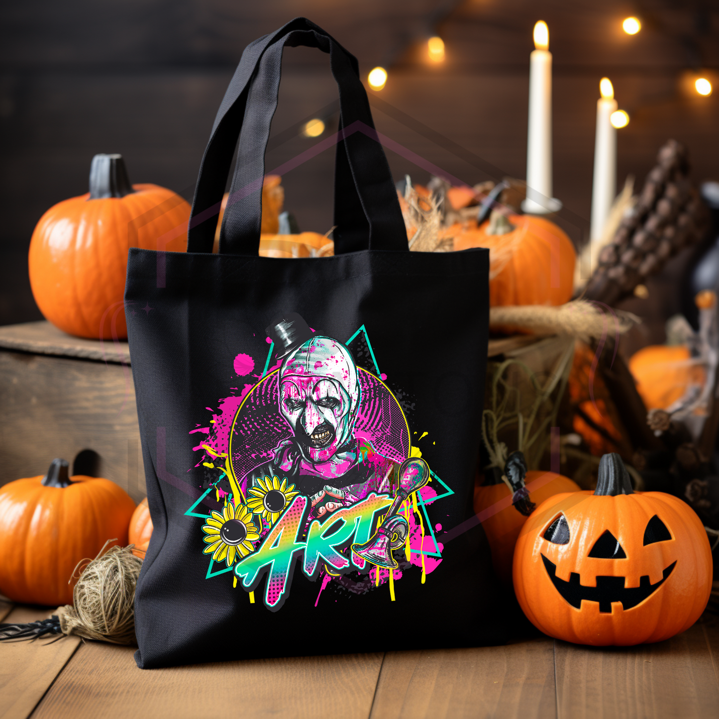 Black Tote Bag | Art