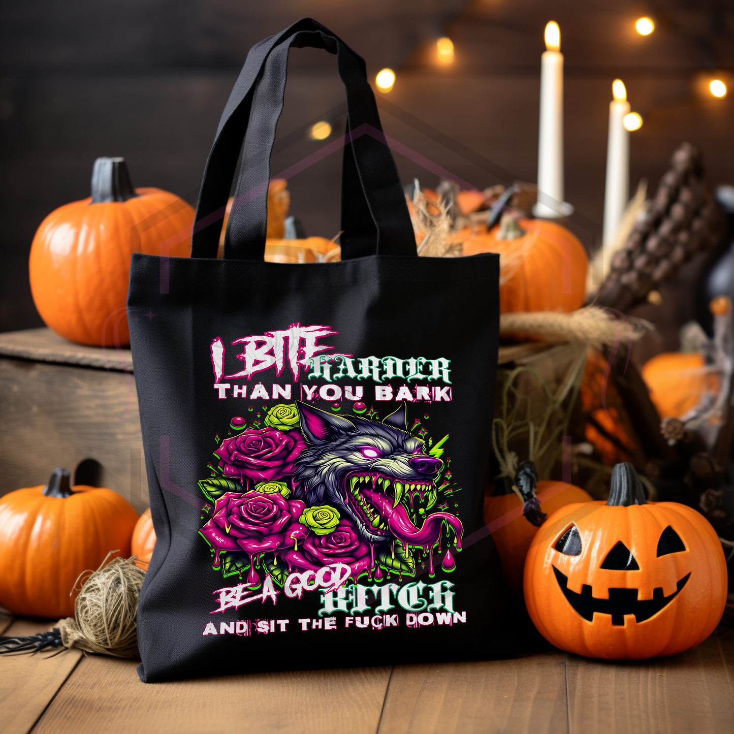 Black Tote bag | Than your bark