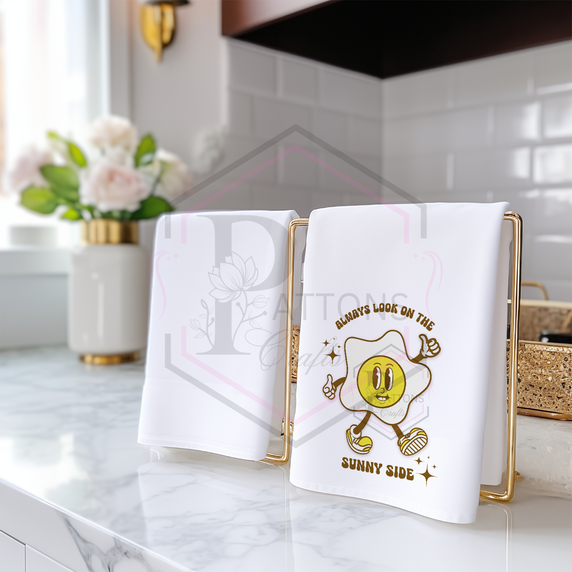 Tea towel | Always look on the Sunnyside