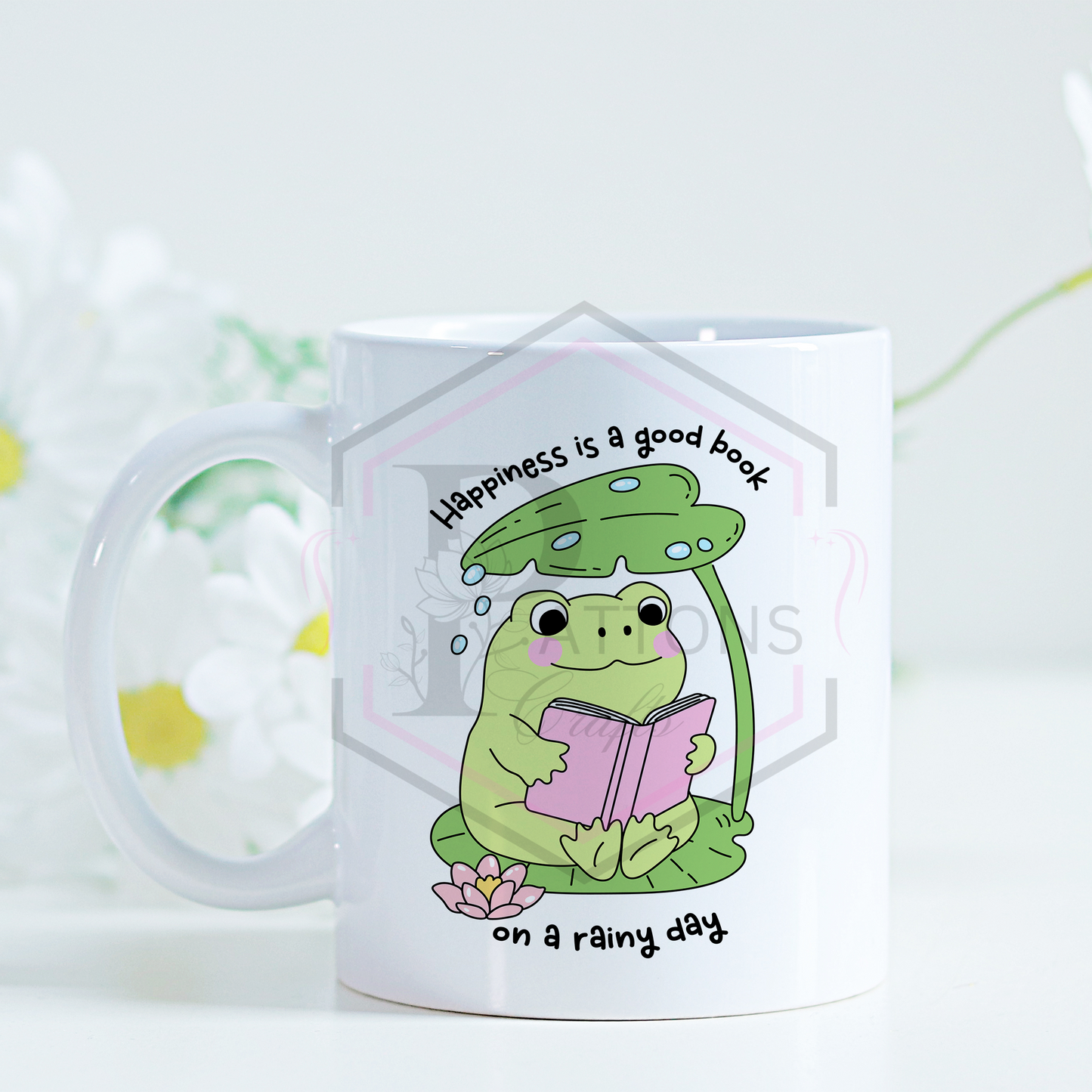 11oz mug | Happiness is a good book