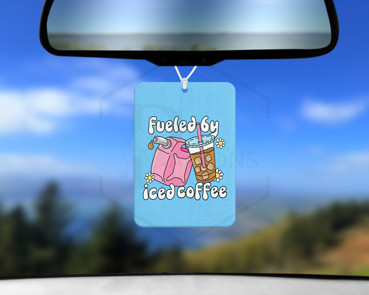 Car mirror accessories |  fueled by iced coffee
