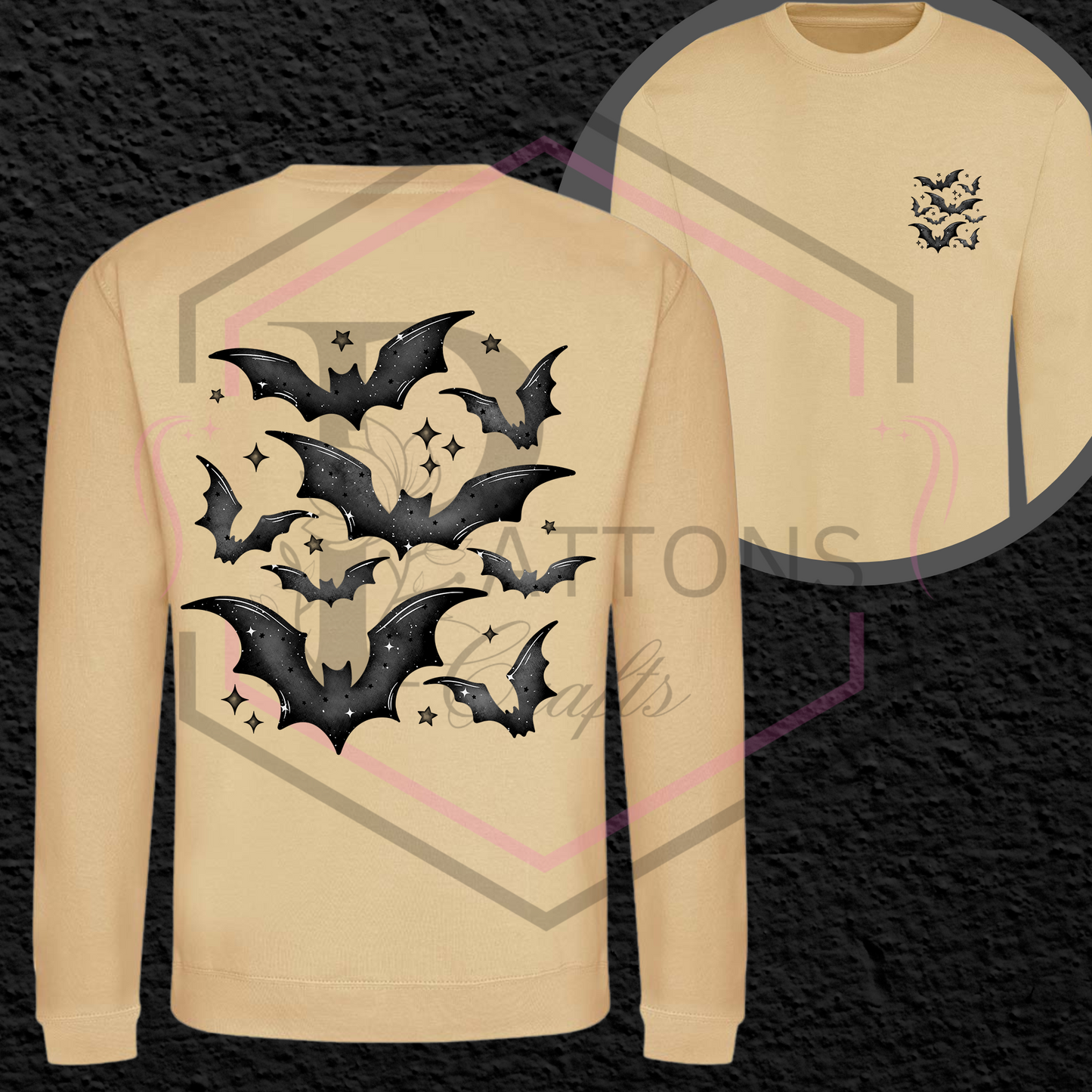 Sweatshirt | Bats | Two Colour option