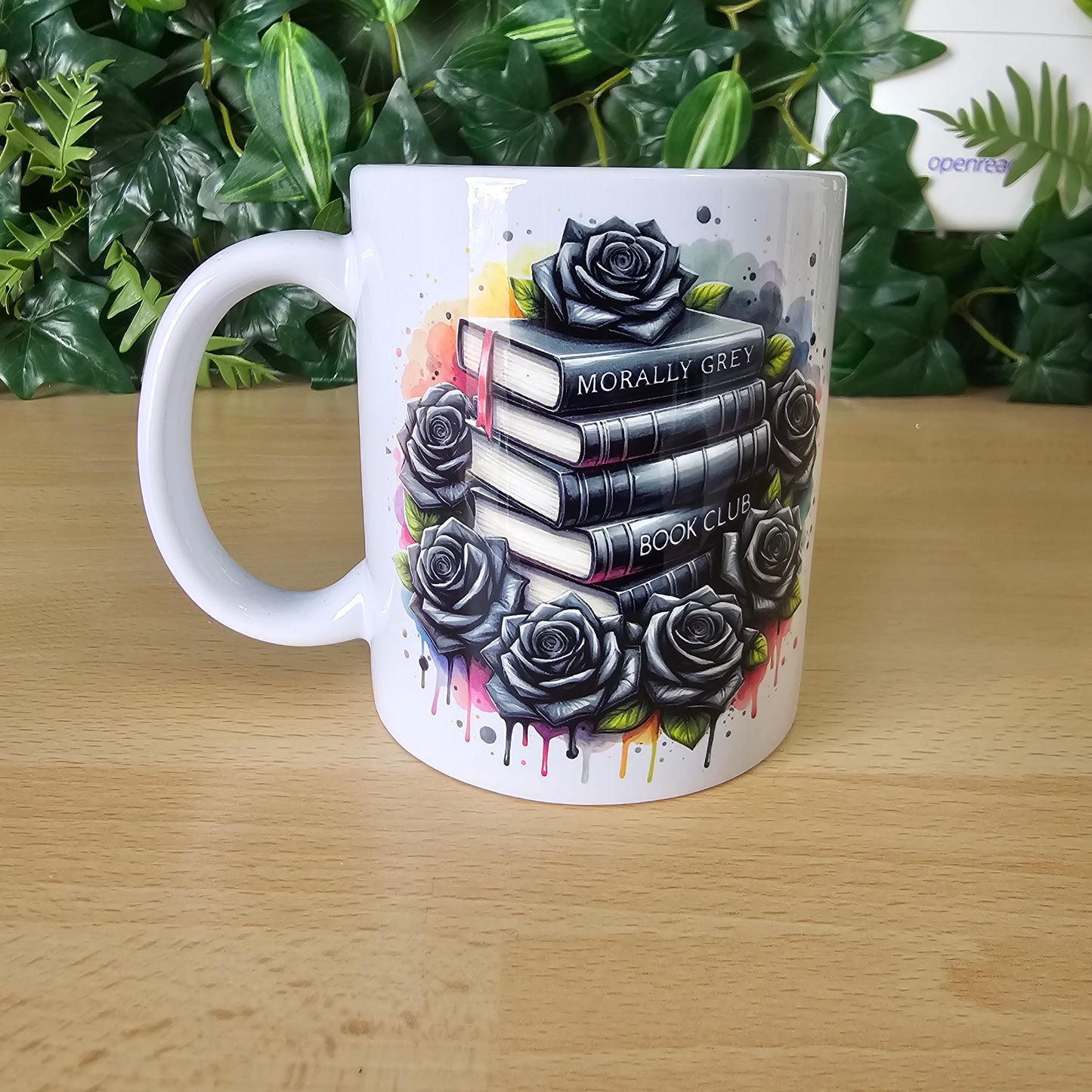 11oz white mug | Morally grey book club