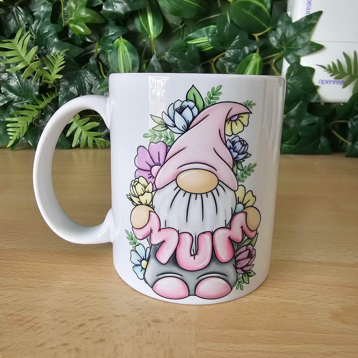 11oz white mug | Mum Gnome