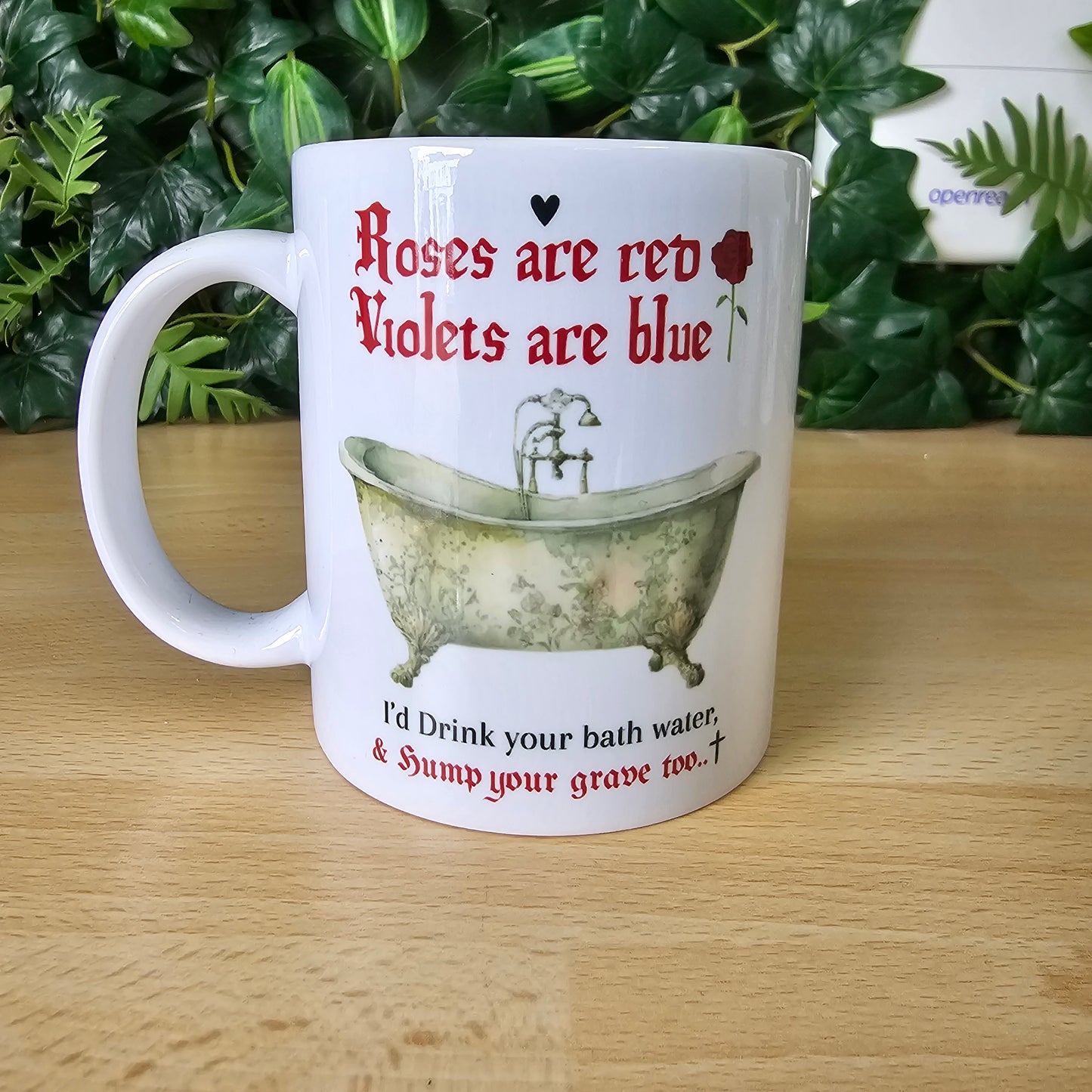 11oz white mug | Roses are red..