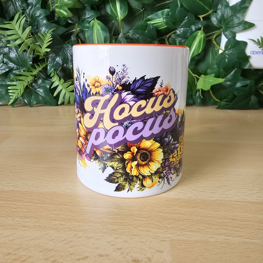 11oz orange handled mug | Hocus Pocus