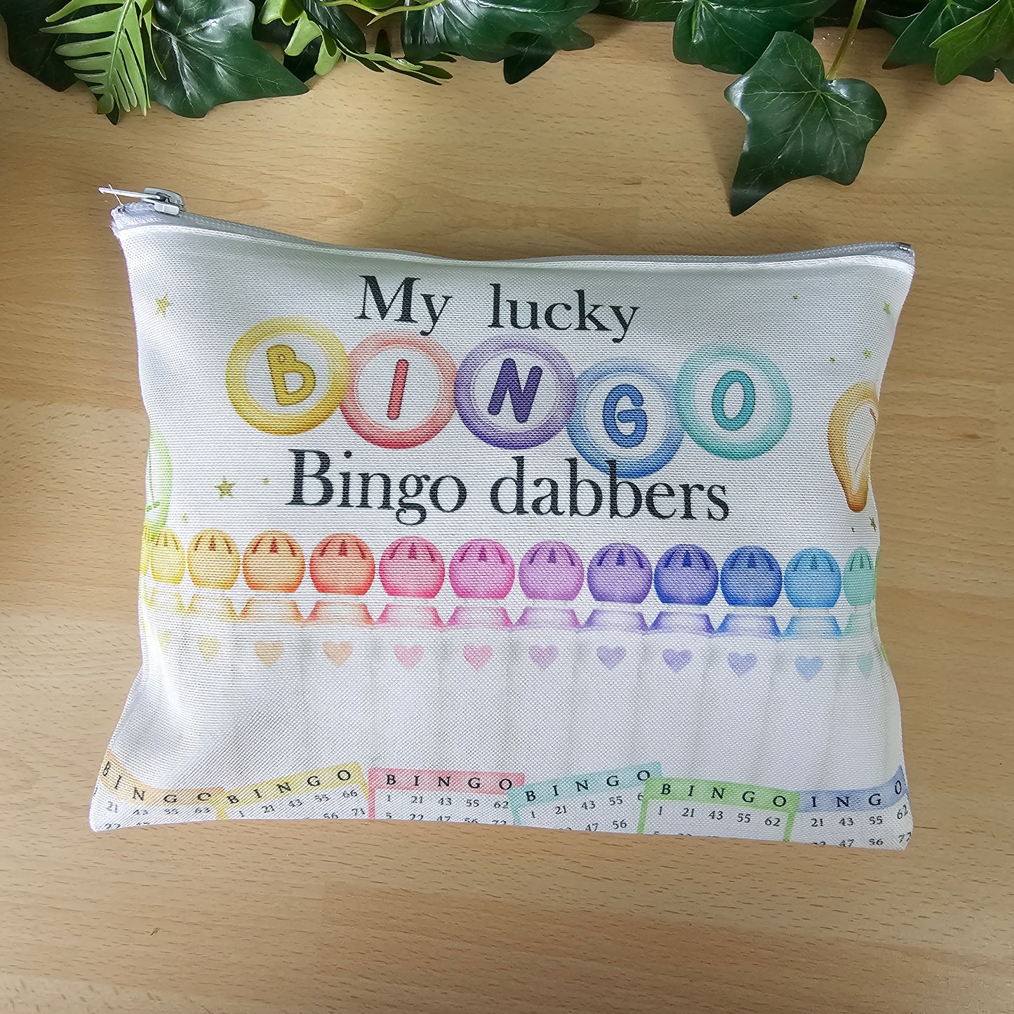 My lucky bingo dabbers zip bag