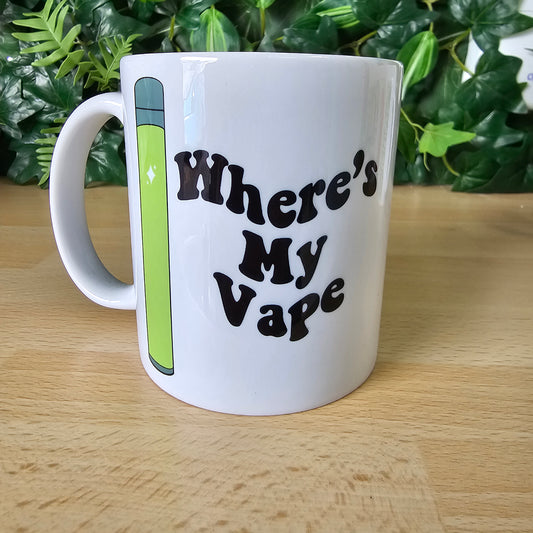 11oz white mug | WMV- Green