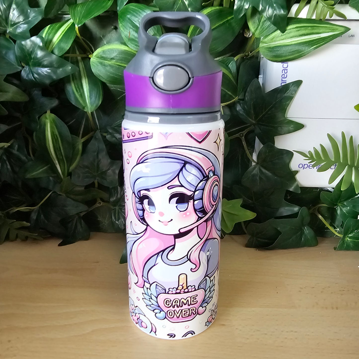 650ml kids water bottle | Girl gamer