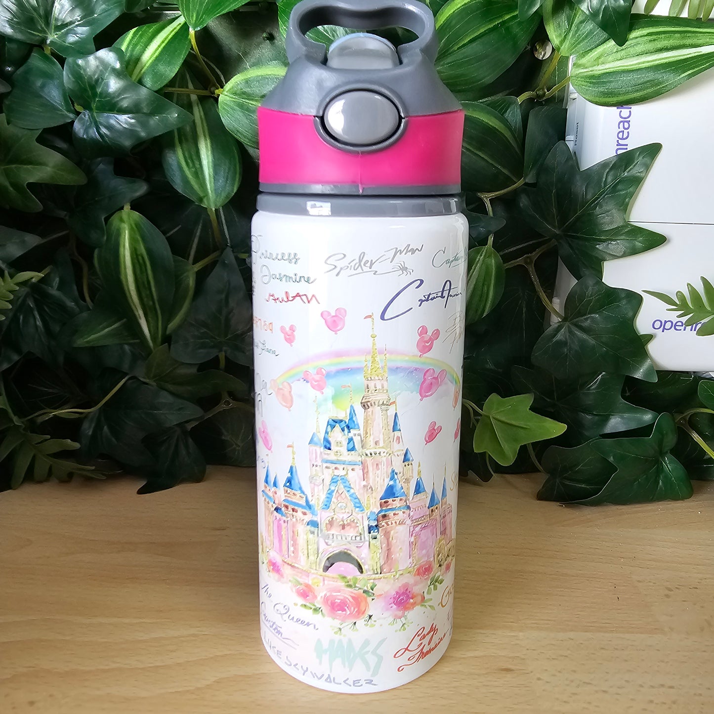 Pink Princess Bottle | 650ml kids water bottle