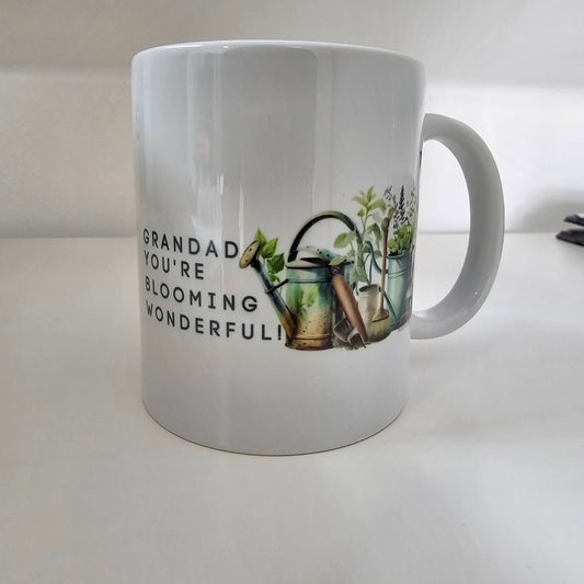 11oz white mug | Grandad your blooming wonderful