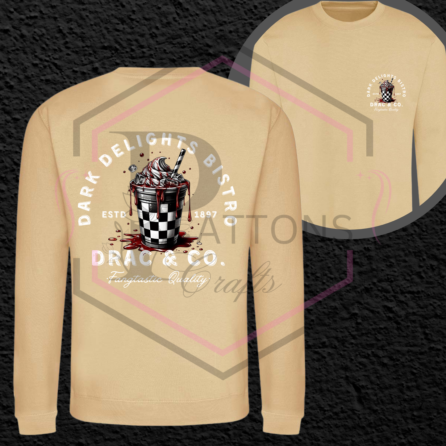 Sweatshirt | Drac & Co | Two Colour option