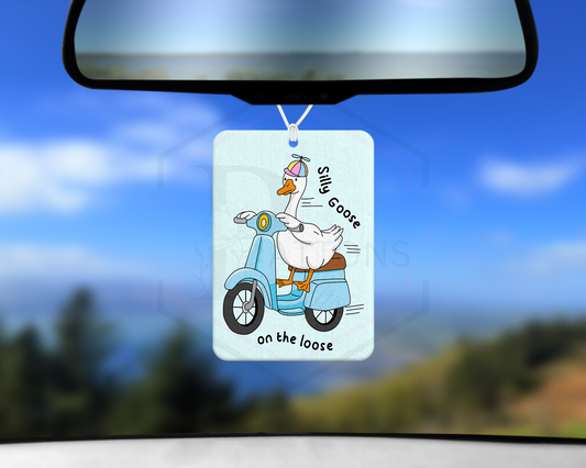 Car mirror accessories |  Silly goose on the loose