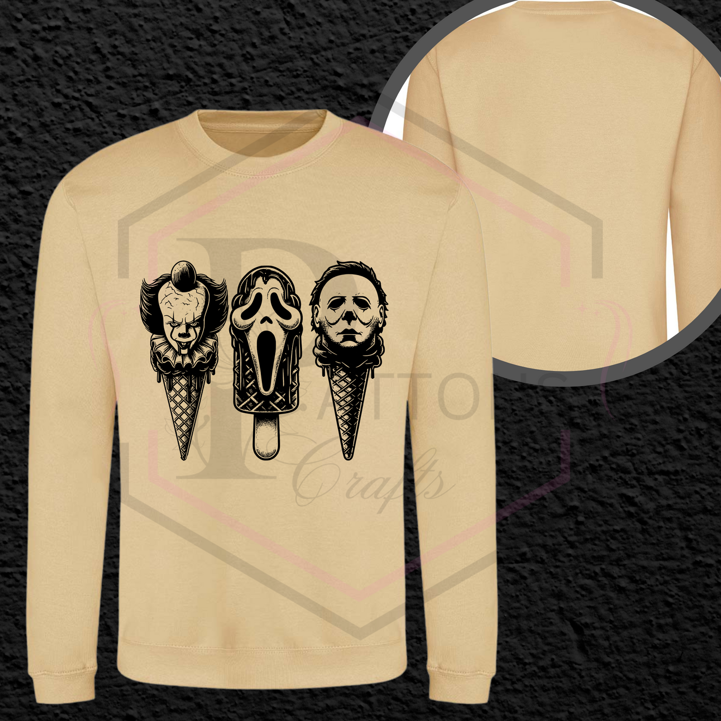 Sweatshirt | Ice-scream | Two Colour option