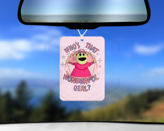 Car mirror accessories |  wonderful girl