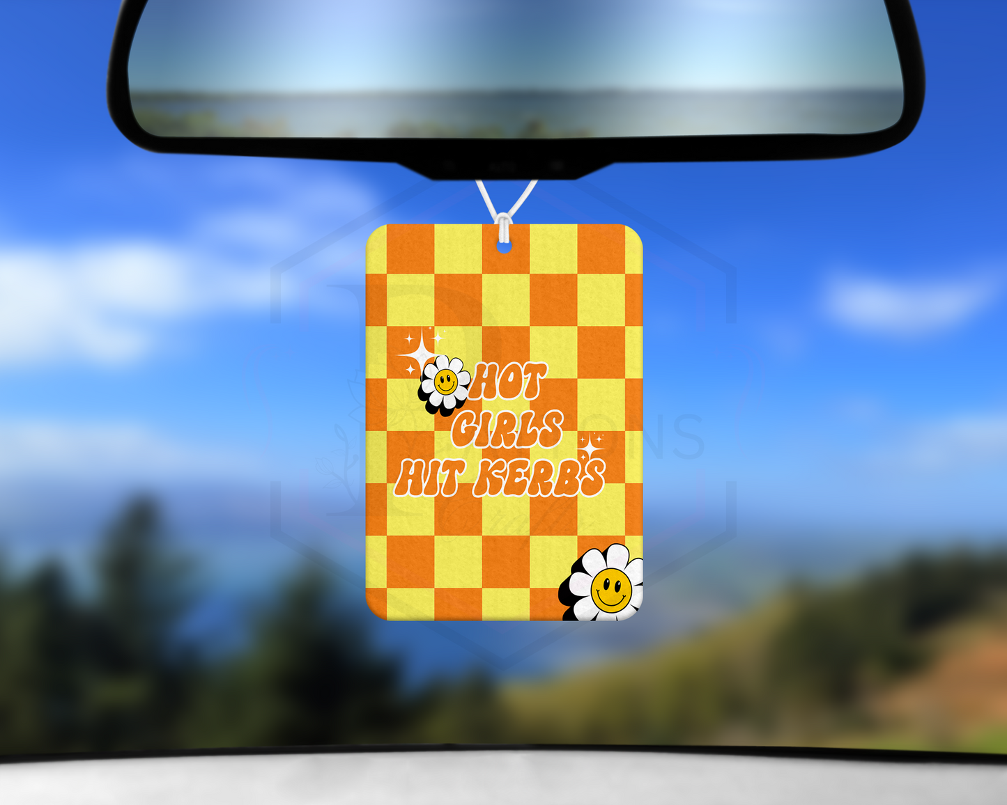 Car mirror accessories |  Hot girls hit kerbs