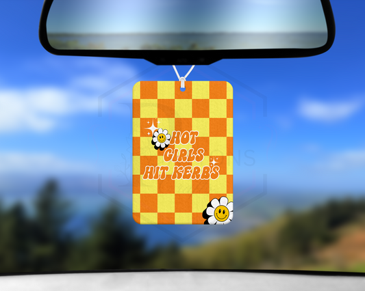Car mirror accessories |  Hot girls hit kerbs