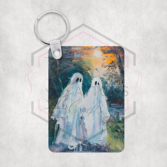 Keyring | Painted boo's