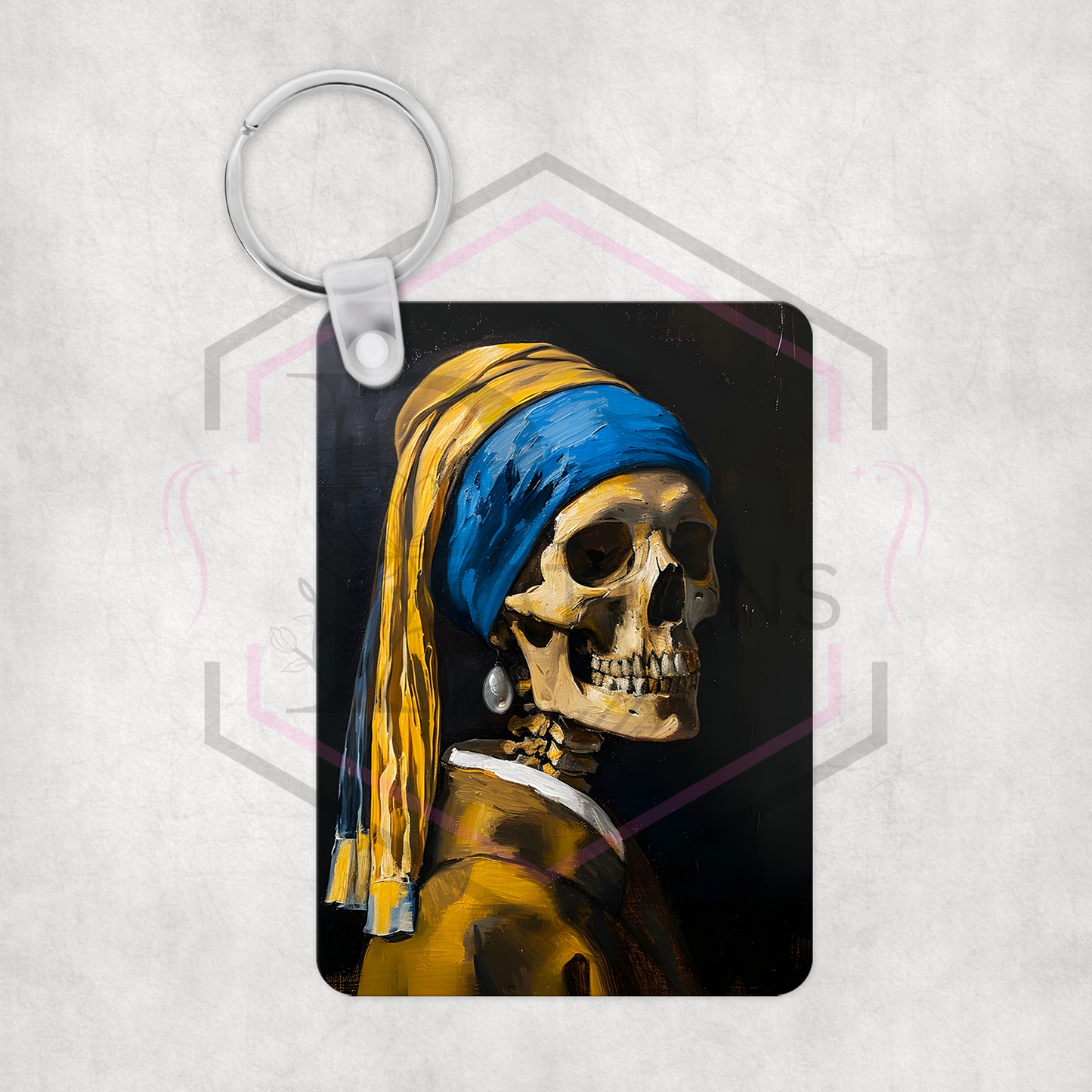 Keyring | Pearl earring