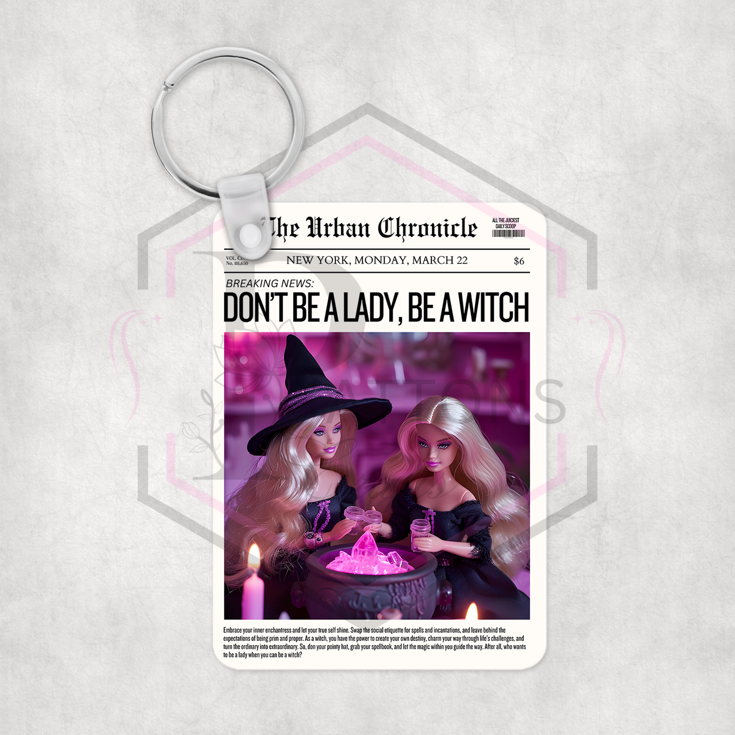 Keyring | Dont be a lady