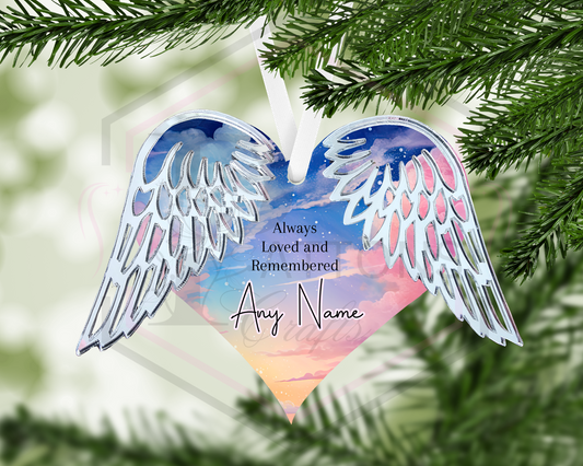 Personalised Angel Wings | Memorial Decoration