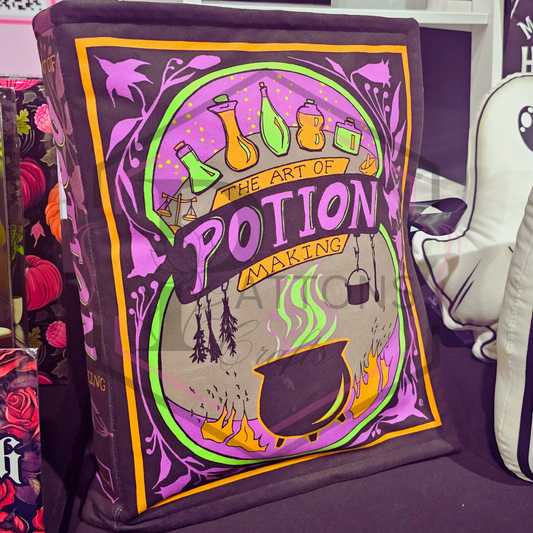 Book Cushion | Potion making handbook