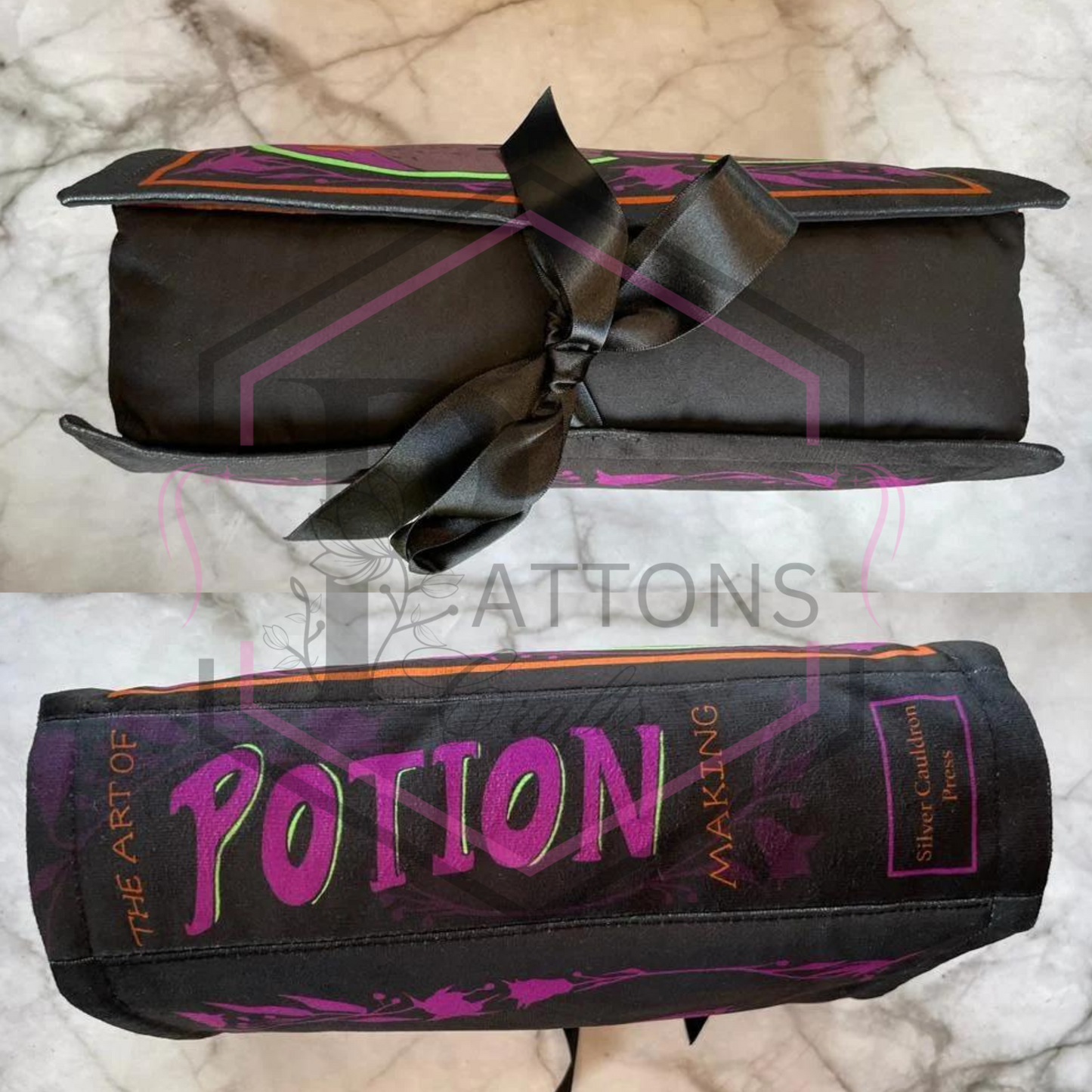 Book Cushion | Potion making handbook