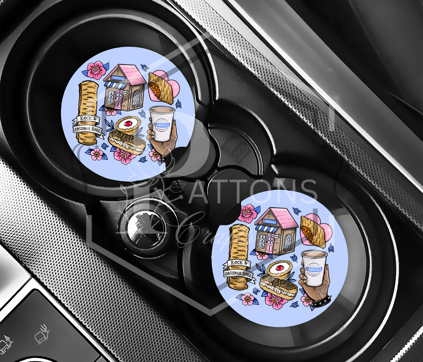 Car Coasters | Greggz | Pack of two
