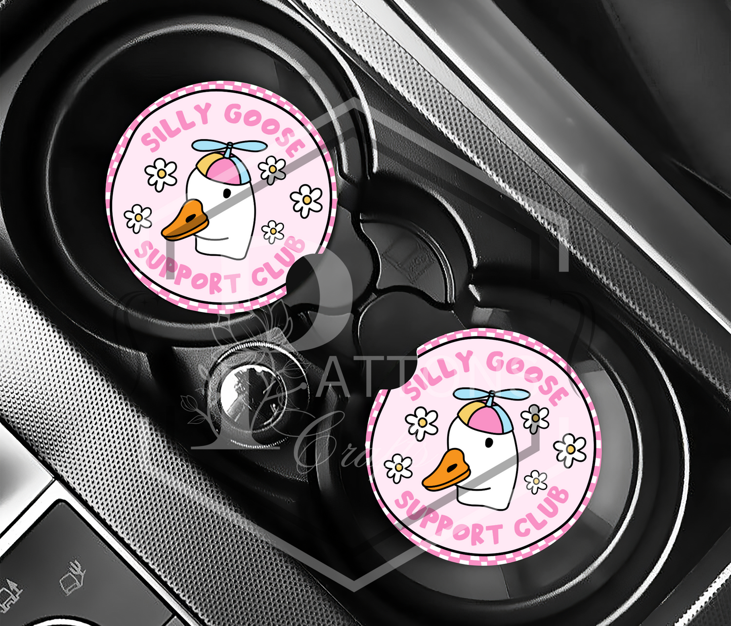 Car Coaster | Silly Goose Support Club | Pack of two