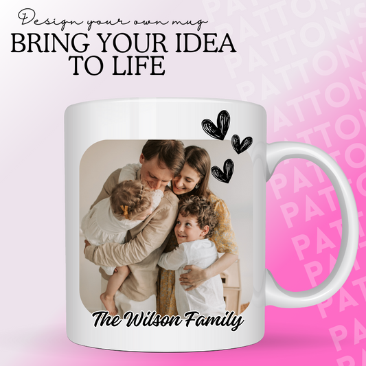 Design your own mug | Personalised photo mug | Custom mug