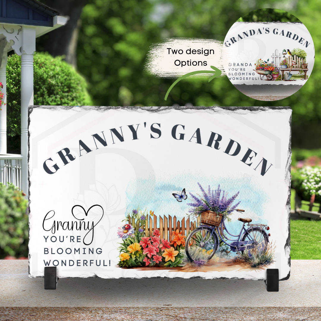 Garden decoration | Garden slate | Personalised garden decor