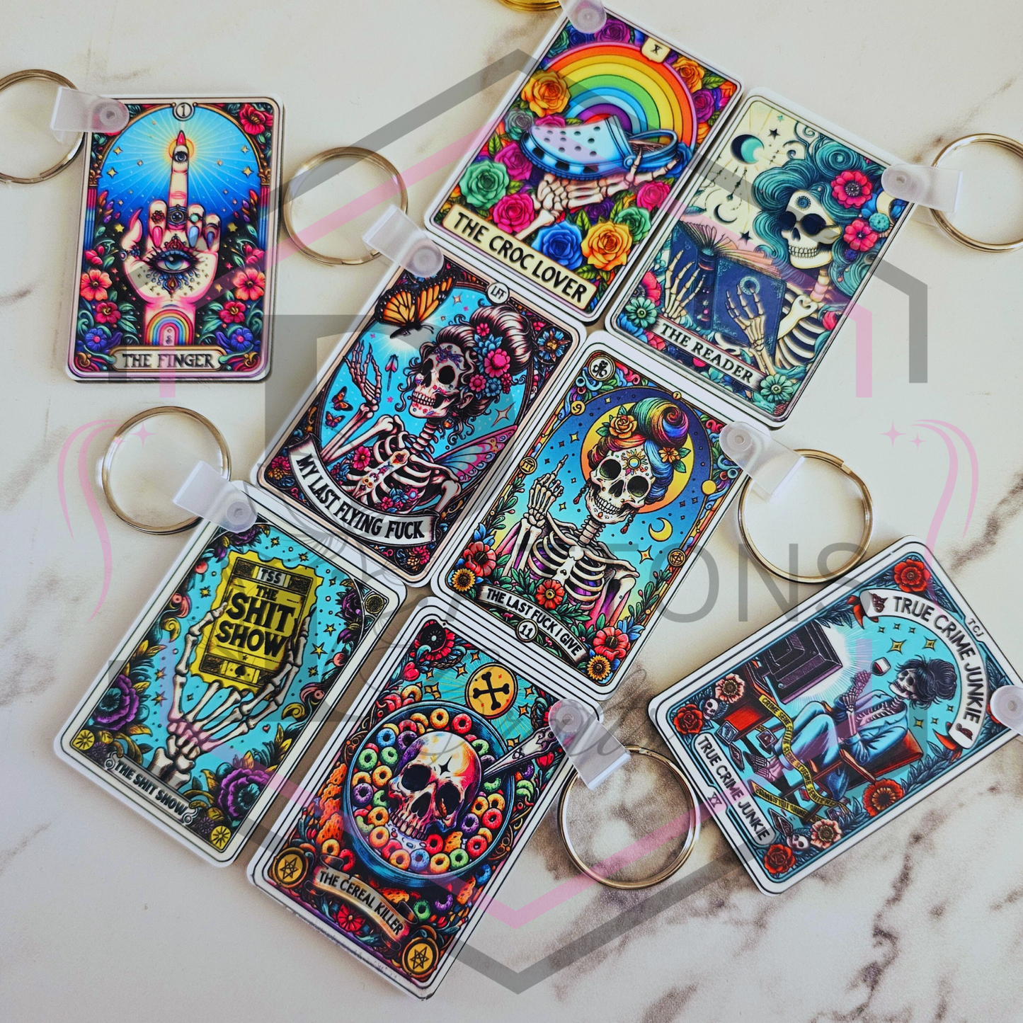 Keyrings | The Sassy Souls Keyrings | Rectangle Keychain